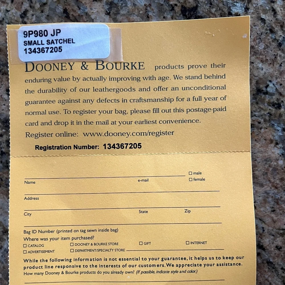 Dooney & Bourke Python Embossed Florentine Satchel - Picture 7 of 10